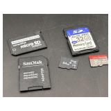 Memory cards and adapters