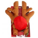 Car Reindeer Antlers & Nose for Christmas: Vehicle