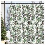 JarThenaAMCS Christmas Shower Curtain 72 x 72 Inch