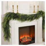 9FT Christmas Norfolk Pine Garland Real Touch Arti