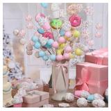 Suncalla 12 Pcs Pastel Candy Christmas Tree Orname
