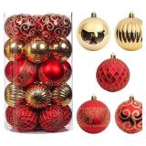 20pcs Christmas Tree Balls 3.16" Shatterproof Chri