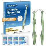 RAZOKO Flosser Kit, Shred-Resistant, Insert & Rota