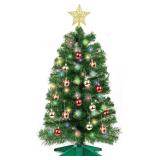 3 Ft Green Christmas Tree Tinsel Dual Color Change