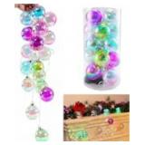 Amooca Christmas Balls Ornaments Hanging Garland D