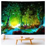 Delur Fantasy Forest Tapestry Mystical River Encha