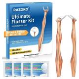 RAZOKO Flosser Kit, Shred-Resistant, Insert & Rota