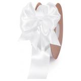 LOT OF 2~~ LaRibbons White Satin Ribbon 1.5 inch x