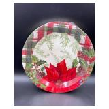 AnyDesign 40Pcs 9 Inch Christmas Plates Merry Chri