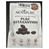 Bb 11/2028 NuvaPure Astaxanthin 12mg with MCT Oil,