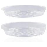 Lot of 3, 6 Pcs Plant Saucer, 10 Inch Plastic Plan