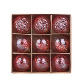 9PCS Christmas Hanging Ball Ornaments, Large Clear