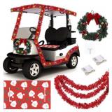 Suncalla 6 Pcs Christmas Golf Cart Decorations Chr