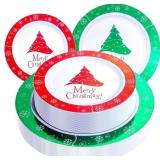 Rubtlamp 60PCS Christmas Plastic Plates, White Pla