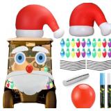 Yookeer Christmas Golf Cart Decoration Kit Large I