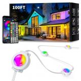 101FT Permanent Outdoor Lights for House, Smart RG