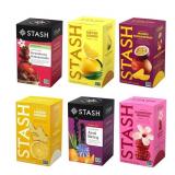 BB:10/8/26 Stash Tea Fruity Herbal Tea 6 Flavor Te