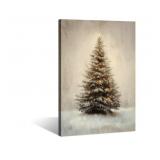 Size 15 x 11.5 Inches Christmas Tree Wall Art for