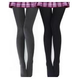Size M/L   Womens Opaque Fleece Lined Tights Color