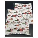 Lot of 2 Sets, 6 Sheets Each Set, Christmas Wrappi