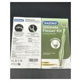 Exp 2/2031, Lot of 2 RAZOKO Flosser Kit, Shred-Res