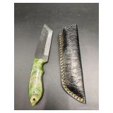 CRACK IN HANDLE !!! custom handcrafted file knife