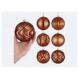 Bronze Color 6 Pcs Extra Large Mercury Christmas B