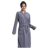 XL Women Lightweight Bath Robes Terry Cloth Towel