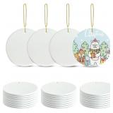 UJL Sublimation Round Ornament Blanks Sublimation
