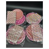Lot of 4 Sets, Christmas Party Decorations Tablewa