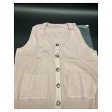 Size X-Large Womens Sweater Vest Ribbed Tank Tops