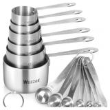 Stainless Steel Measuring Cups & Spoons Set of 13,