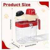 Cute Dog Food Storage Container, Airtight Small Po