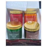 New Christmas Candles 4 Pack Set,Christmas Candles