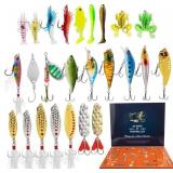 Fishing Advent Calendar 24 Days Christmas Countdow
