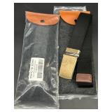 Lot of 2, Flip-Top Buckle Canvas Belt for men,Adju