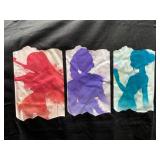 Size 2XL black graphic tee features watercolor pan