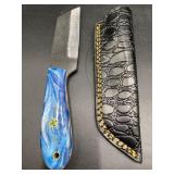handmade fixed-blade utility or EDC (everyday carr