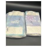 Lot of 2 Sets, 36 Pcs Snowflake Gift Bags with Han