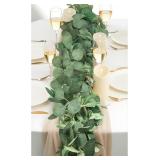 Eucalyptus Garland, 6Ft Bushy Artificial Greenery