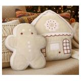 2 Pcs Christmas Gingerbread Man Gingerbread House