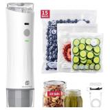 Handheld Vacuum Sealer for Food, Cordless Bag & Ja