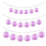 Pack of 10, 10-Inch Chinese Paper Lanterns for Bir