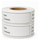 1000pcs Freezer Labels,1x3 inch for Food container