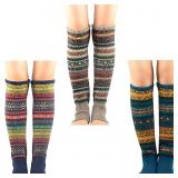 ANSLYQA 3 Pairs Leg Warmers for Women Girl (Navy,