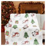 Christmas Blanket Polar Bear Christmas Decorations