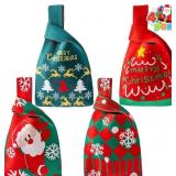 JOYIN 4 PCS Christmas Wrist Knotted Tote Bag Croch