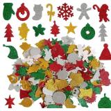 384 Pieces Christmas Foam Stickers Self Adhesive C