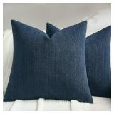 Pack of 2 Chenille Throw Pillow Covers 26x26 Inch,