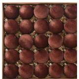 Sea Team 25-Pack Velvet Fabric Christmas Ball Orna